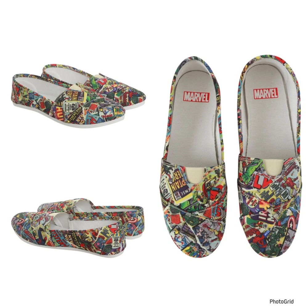 Marvel Collage flat shoes size 5/6 NWT